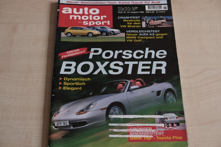 Deckblatt Auto Motor und Sport (18/1996)